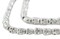 The Bead Chest 8x5mm Metal Skull Beads for Jewelry Making – Silver Finish – 16 Inch Strand, Durable Brass Base, Hole Size 1-2mm – DIY Crafts, Necklaces, Bracelets, Tribal & Goth Designs
